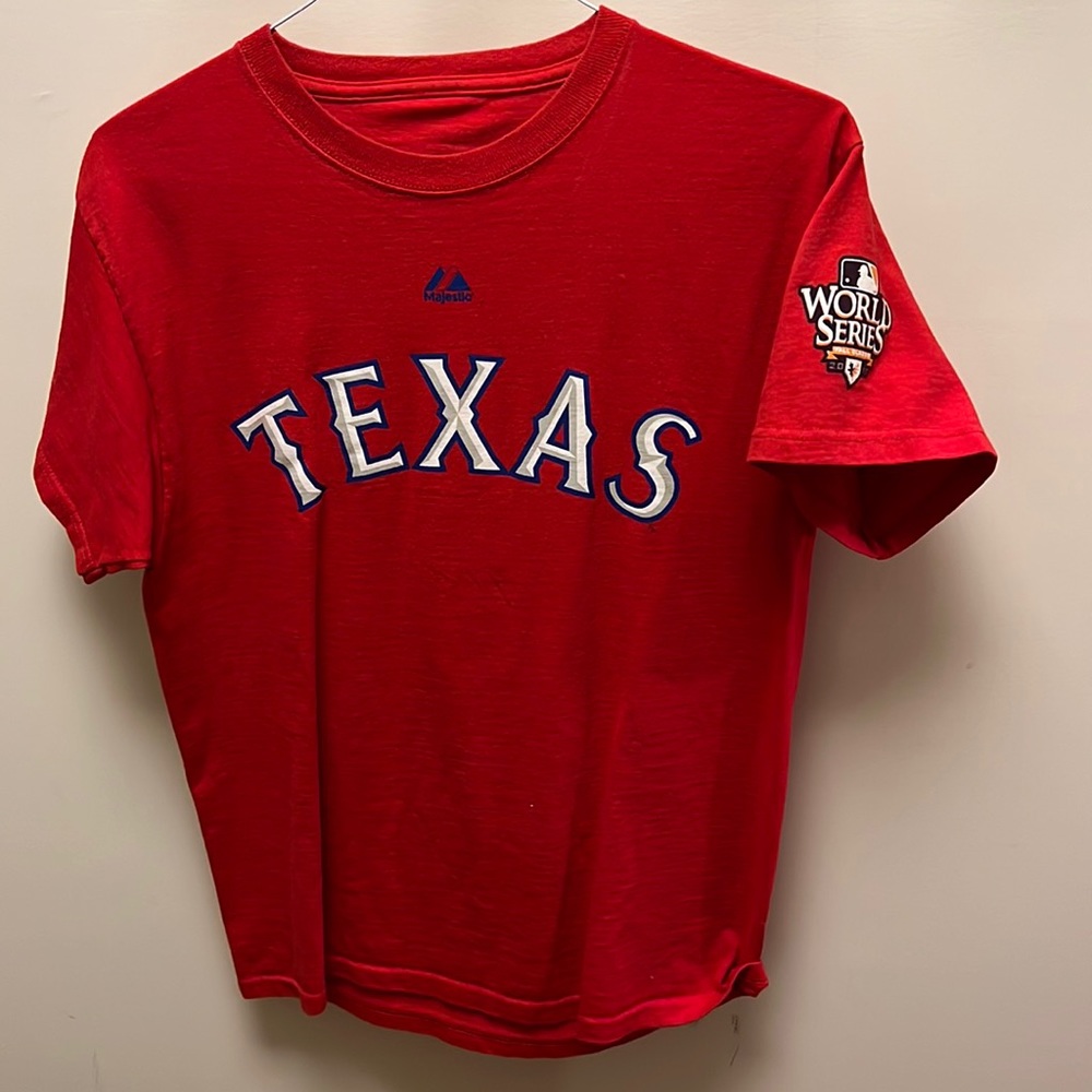 Texas Rangers World Series Andrus shirt